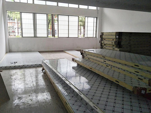 長沙冷庫板施工現場